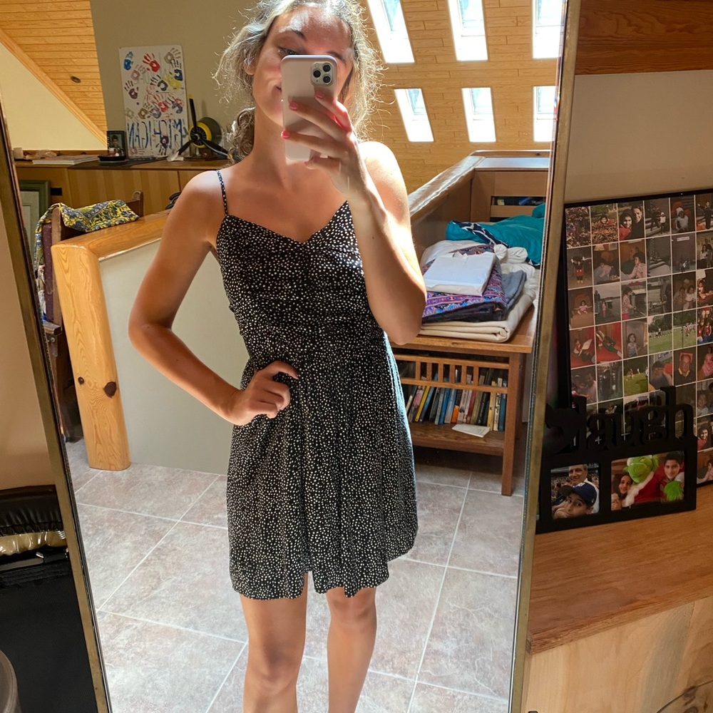 Black and White polka dot sundress
